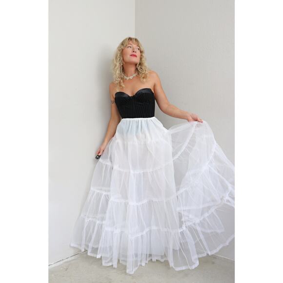 1980's Vintage Fancy Frocks Crinoline Petticoat Skirt Women's One Size Fits All - Picture 3 of 9